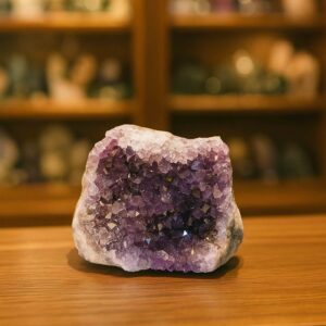 Amethystdruse aus Brasilien – violette Kristalle, natürliche Drusenform