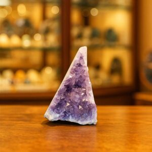 Amethystdruse aus Brasilien – violette Kristalle, natürliche Drusenform