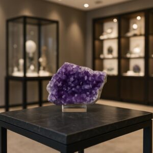 Amethystdruse aus Uruguay – tiefviolette Kristalle, einzigartiges Unikat