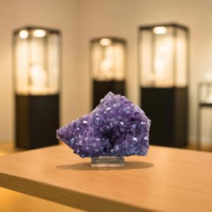 Amethystdruse aus Uruguay – tiefviolette Kristalle, einzigartiges Unikat
