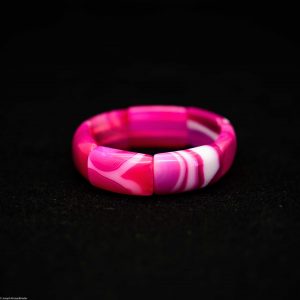 Achatarmband pink