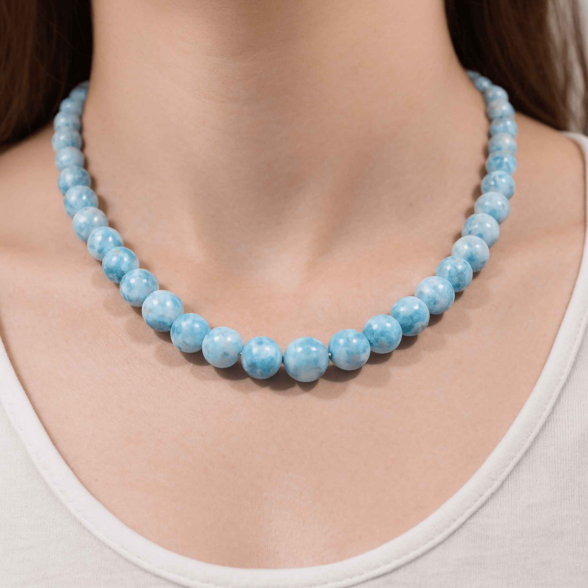 Larimar Halskette – Bild 2