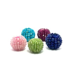 Gem Berry Halsreif mit Edelsteinperlen aus Lapis, Peridot, Türkis