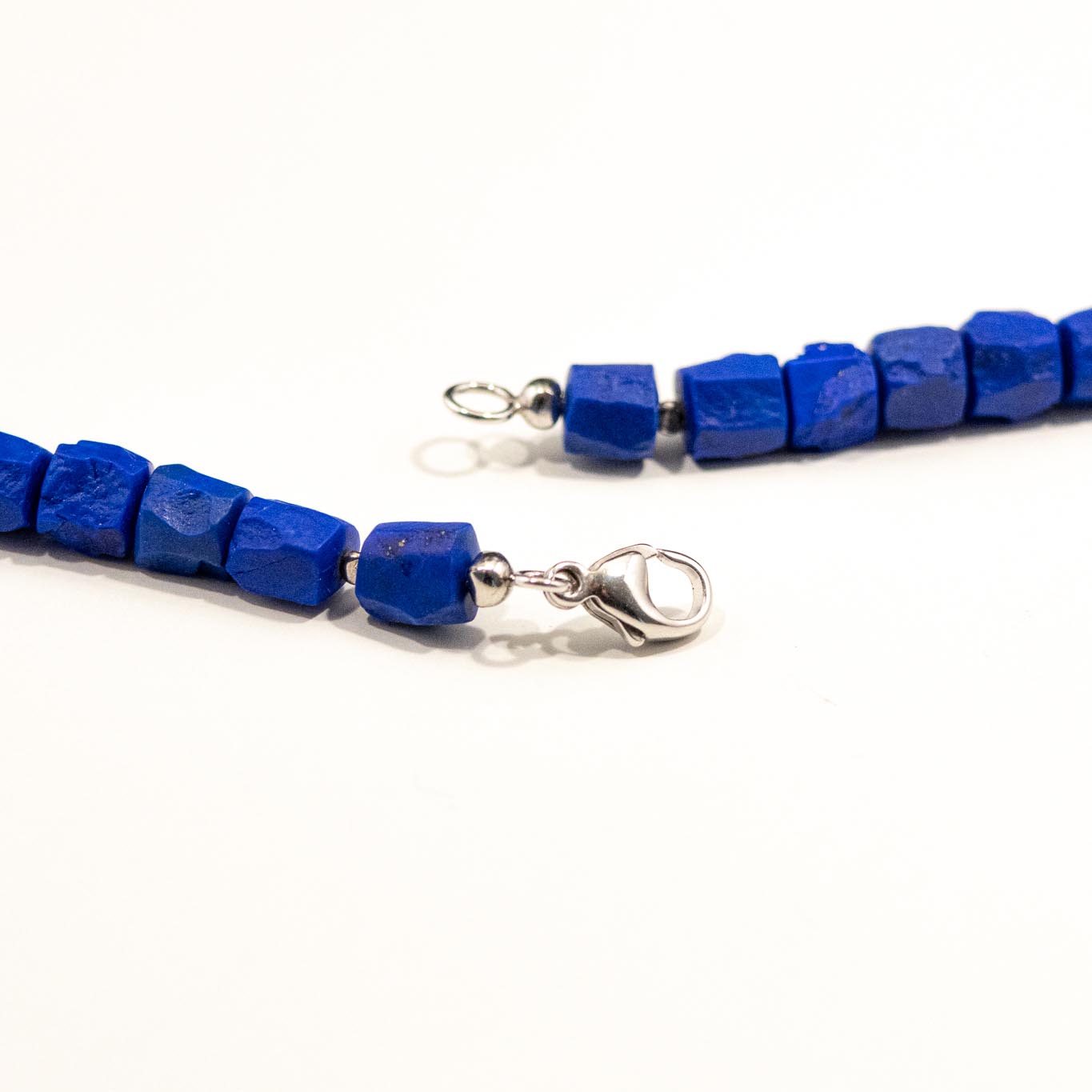 Edelstein Halskette - handbehauen – Bild 2