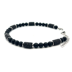 Onyx-Lava Armband