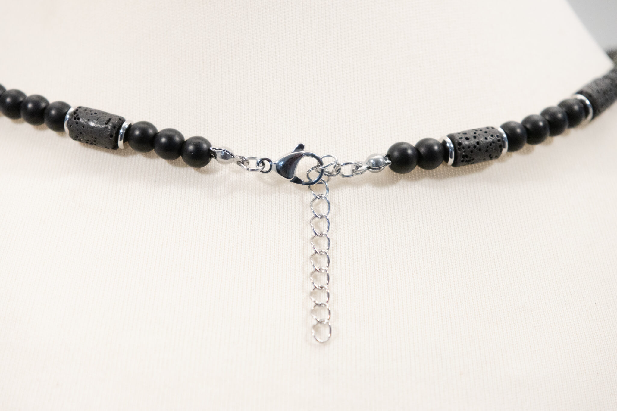 Onyx-Lava Halskette – Bild 2