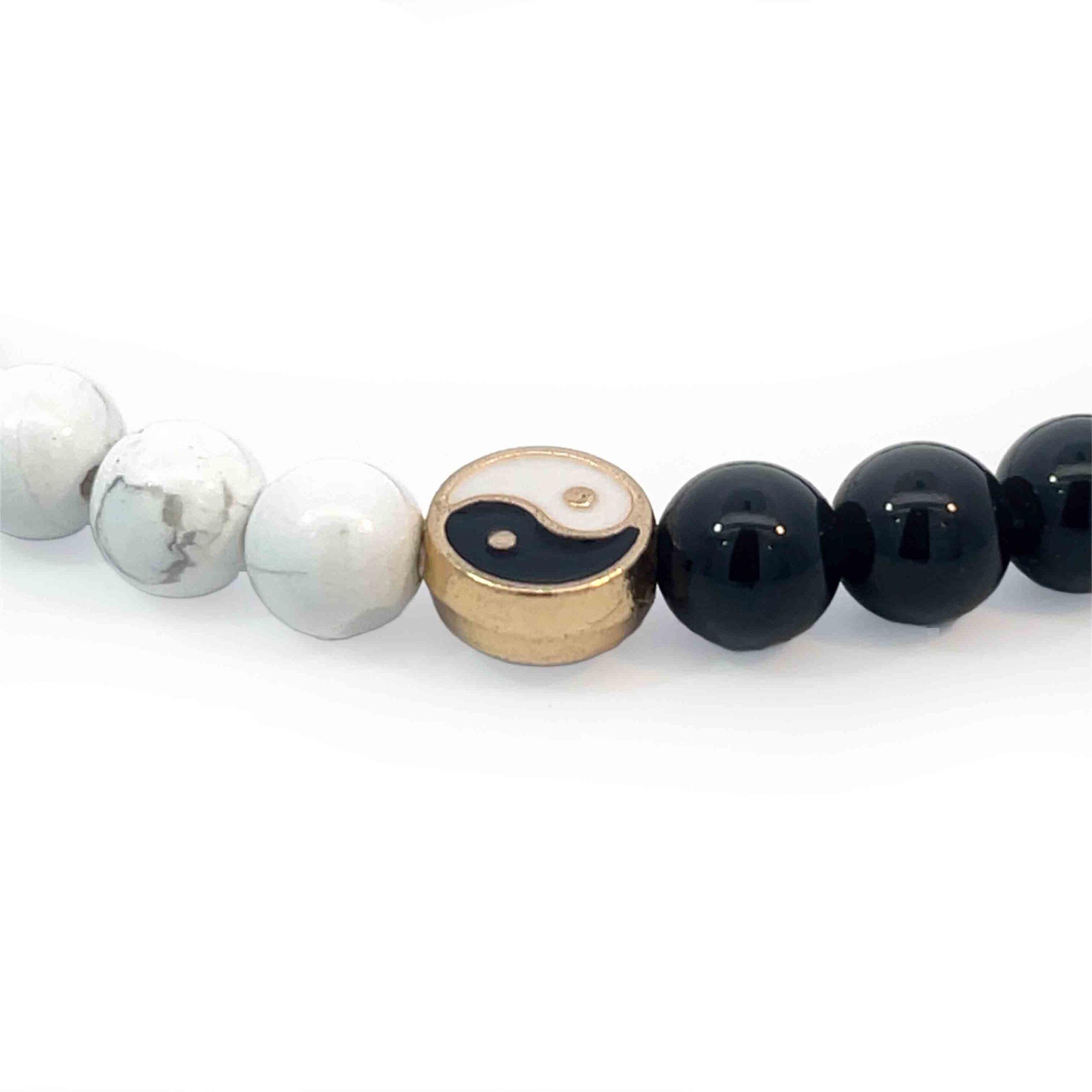 Edelsteinarmband Yin&Yang – Bild 2