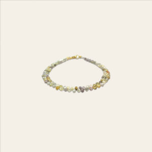 Signature Diamond Natural Edition Armband mit facettiertem Tropfenschliff und gelbgoldenem Verschluss