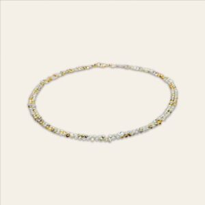 Signature Diamond Natural Edition Necklace mit naturfarbenen Multicolor-Diamanten im Tropfenschliff