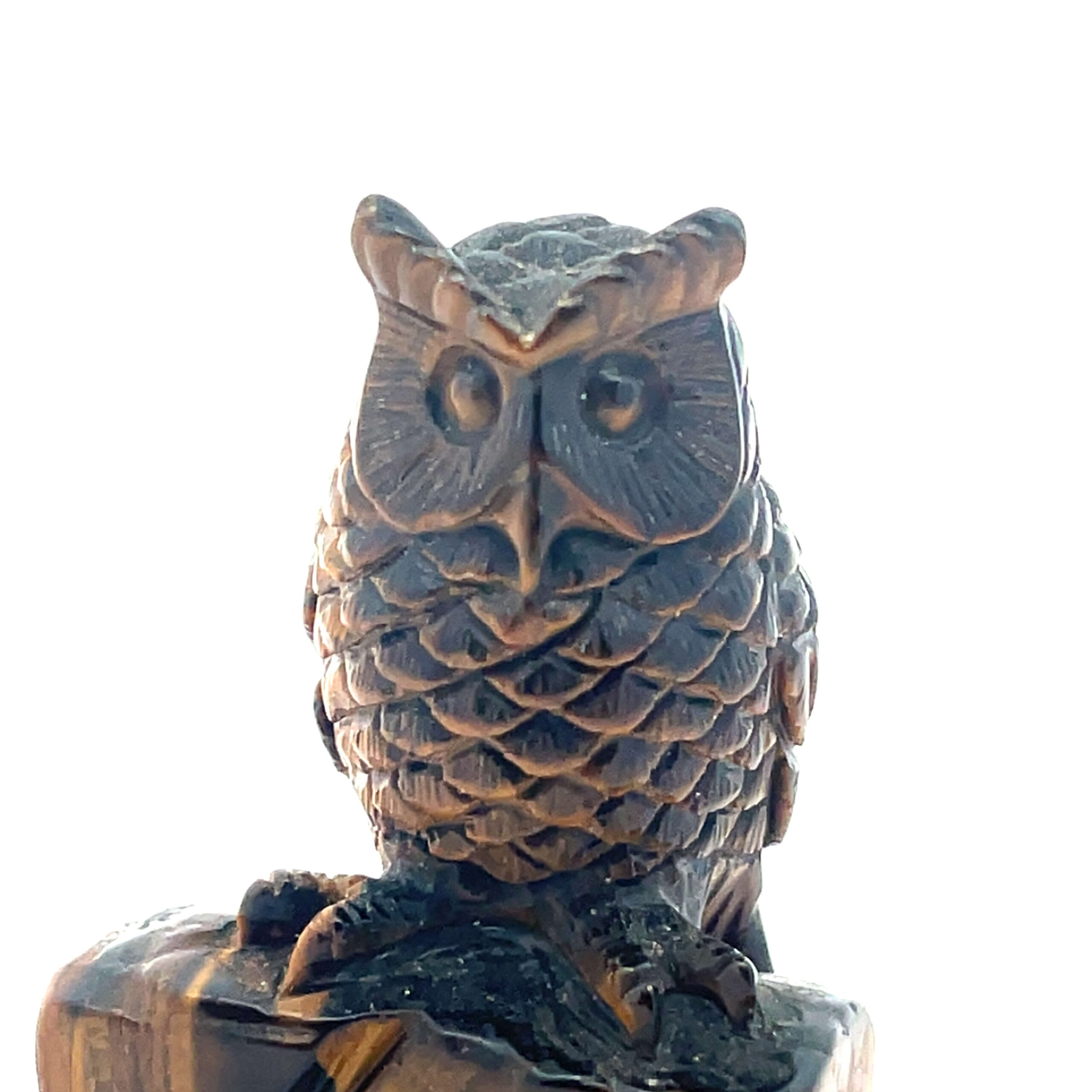 Eule aus Tigerauge – Bild 2