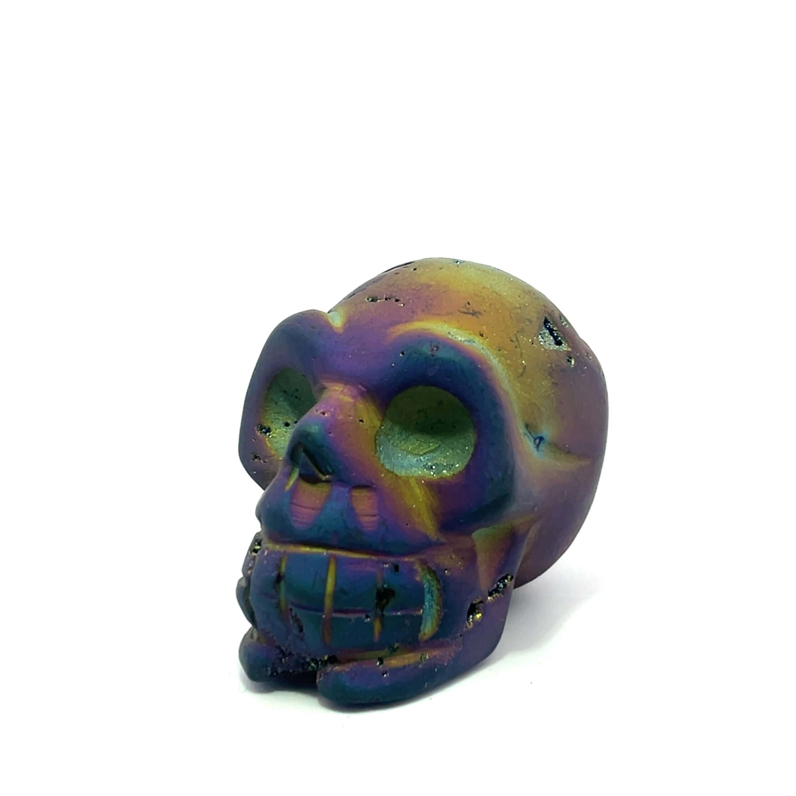 Totenkopf Achat bedampft – Bild 2